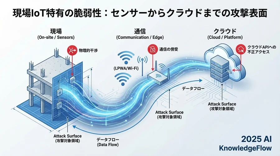 2. 現場IoT特有の脆弱性：センサーからクラウドまでの攻撃表面 - Section Image