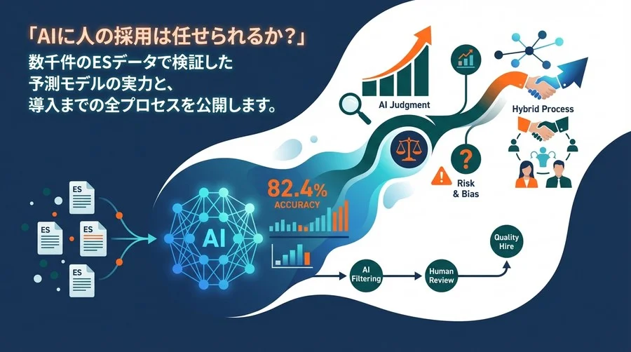 採用AIの「正解率82%」は信用できるか？ES合格予測モデルの検証結果と実用化への壁