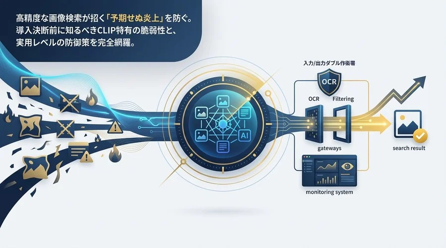 CLIP画像検索の「炎上リスク」を技術で封じ込める：EC導入前に設計すべき防御的アーキテクチャの全貌