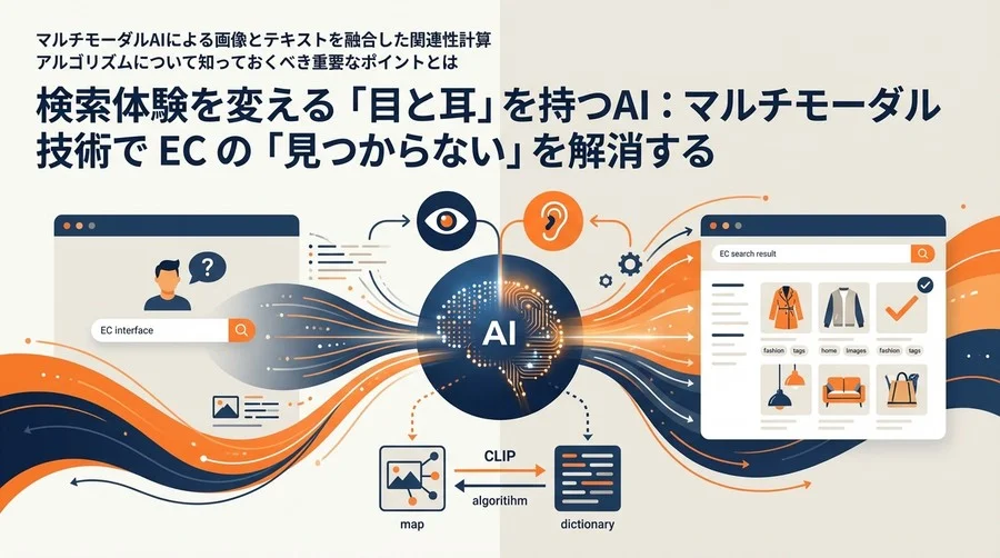 検索体験を変える「目と耳」を持つAI：マルチモーダル技術でECの「見つからない」を解消する