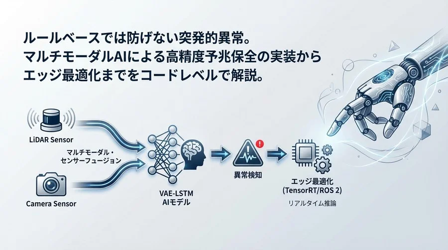 【実装ガイド】自動運転センサーの異常検知：マルチモーダルAIとエッジ最適化の全技術