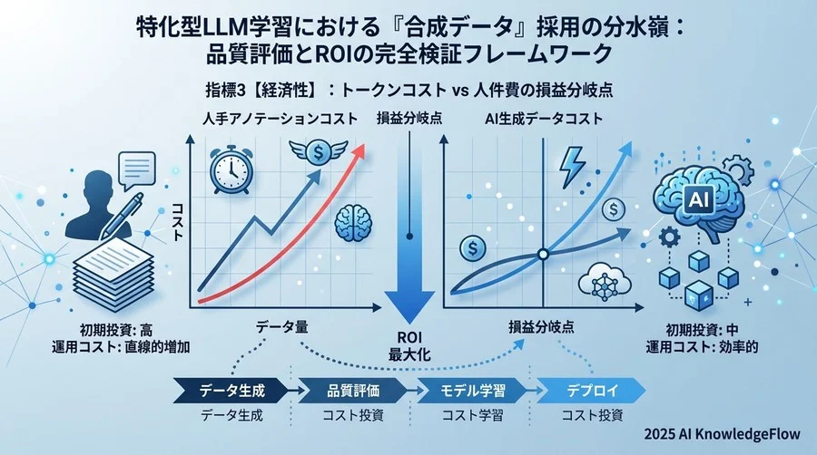 指標3【経済性】：トークンコスト vs 人件費の損益分岐点 - Section Image