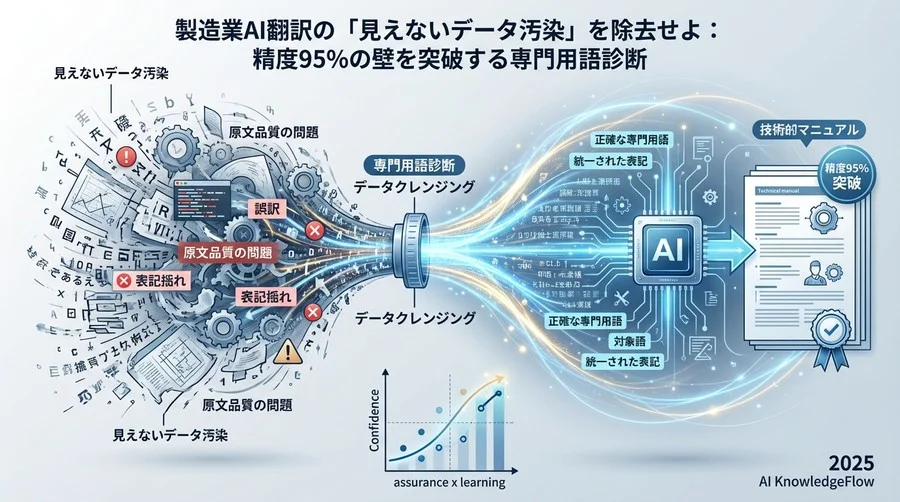 症状2：過去の翻訳資産（TM）を学習させたら逆に精度が落ちた - Section Image