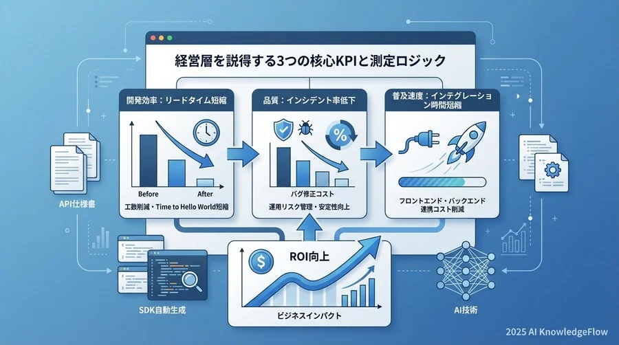 経営層を説得する3つの核心KPIと測定ロジック - Section Image