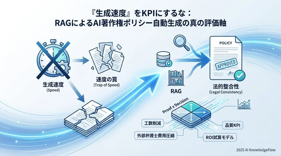 なぜ「生成速度」ではなく「法的整合性」が成功の定義なのか - Section Image
