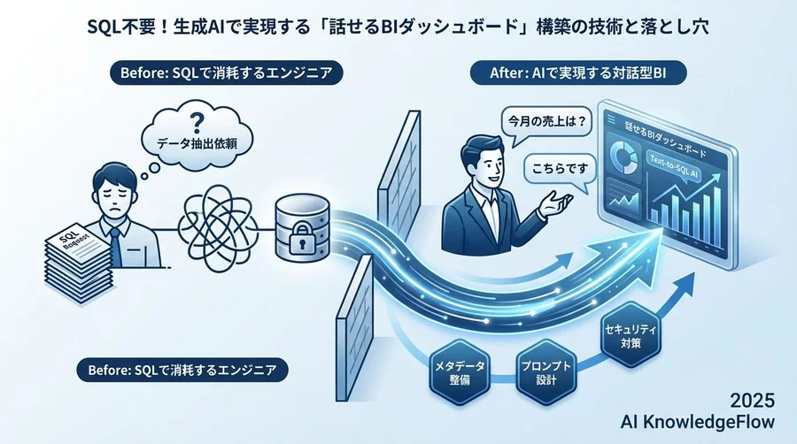 「自然言語でデータ分析」を実現する仕組みの解剖図 - Section Image