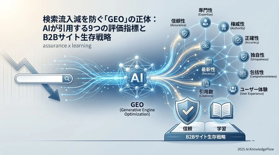 AI評価指標の正体：引用されるコンテンツの9つの特徴 - Section Image