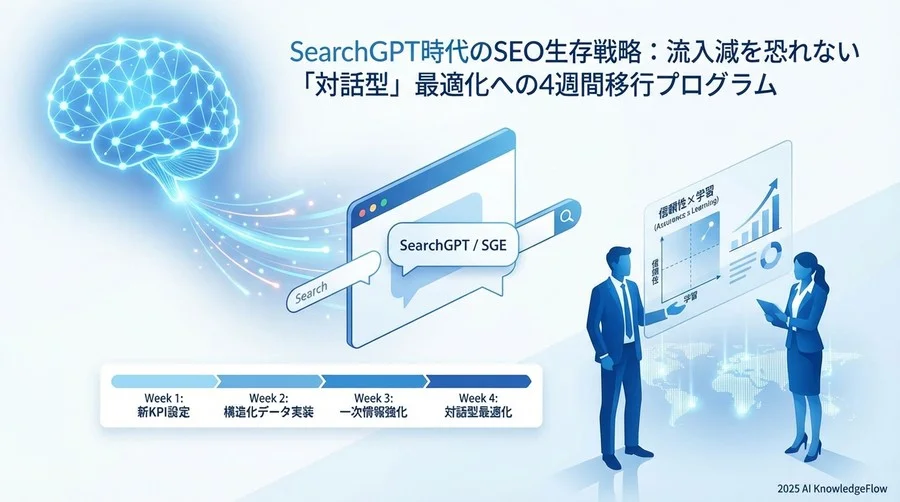 Week 1: 基礎学習 - LLMに「信頼」されるサイト構造 - Section Image