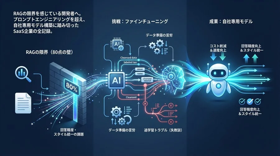 RAGの限界を超えろ：SaaS企業がGeminiファインチューニングに踏み切った全記録【失敗談あり】