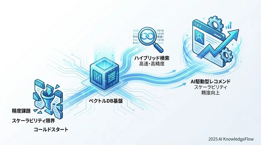 ベクトル検索の核心：高次元空間での近傍探索メカニズム - Section Image