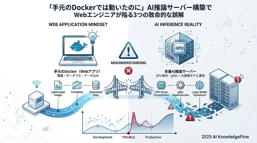 誤解①：「Dockerならホスト環境を完全に無視できる」 - Section Image