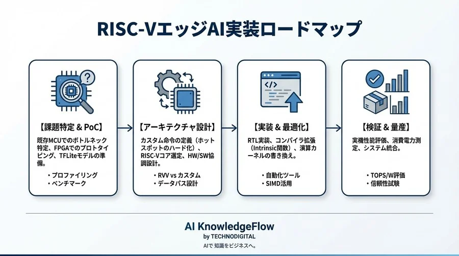 RISC-VエッジAI実装の真価：カスタム命令で挑む「汎用プロセッサの限界」突破戦略 - Conclusion Image