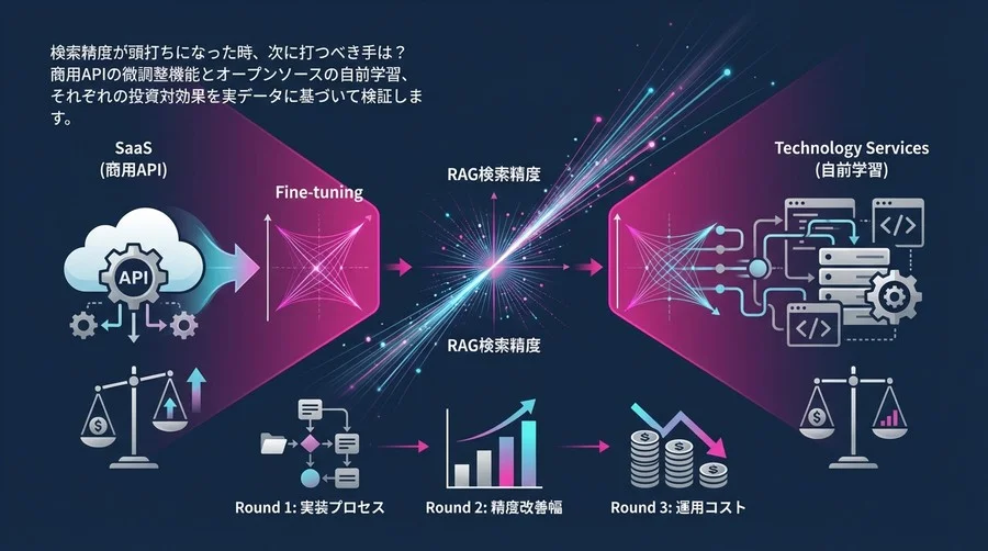 Embedding微調整でRAG検索精度は上がるか？SaaS対OSSのコスト対効果を徹底検証