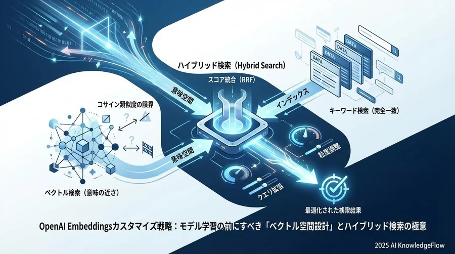 「コサイン類似度」の限界をハックする技術的アプローチ - Section Image