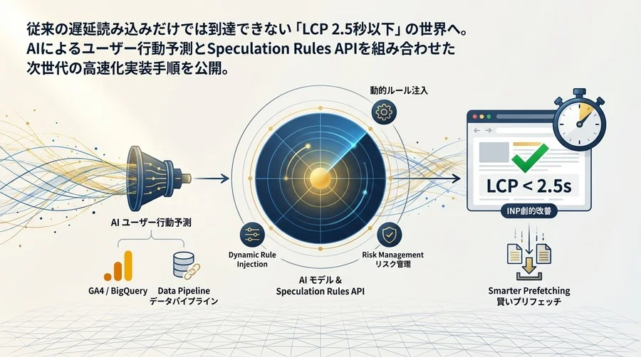 LCP2.5秒の壁を突破する：AI行動予測とSpeculation Rules APIによる動的プリフェッチ実装詳解