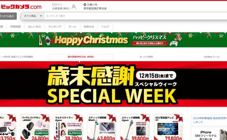 5位：ビックカメラ