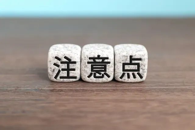 その他の注意点